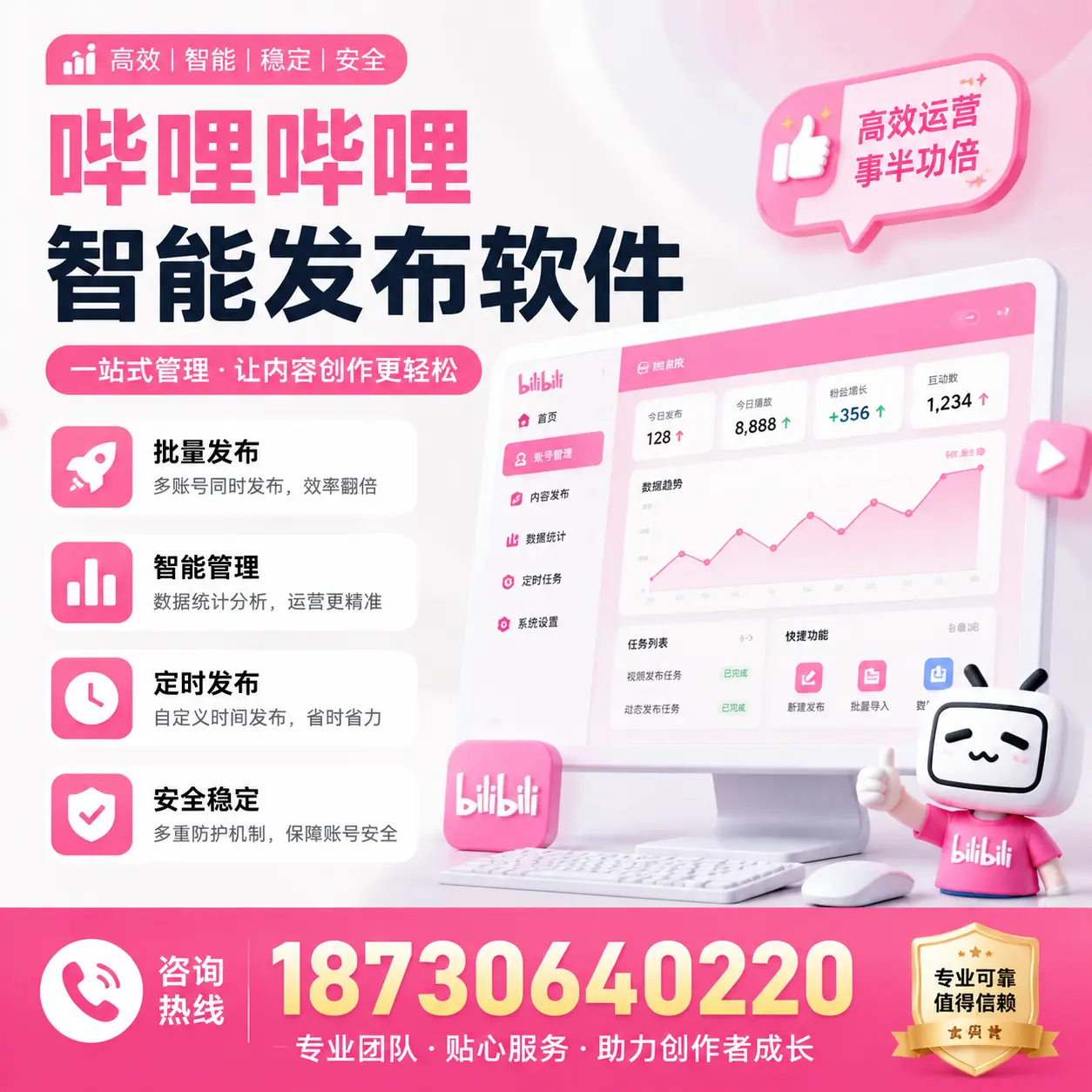 如何评估哔哩哔哩智能发布软件的ROI？益阳 企业必读